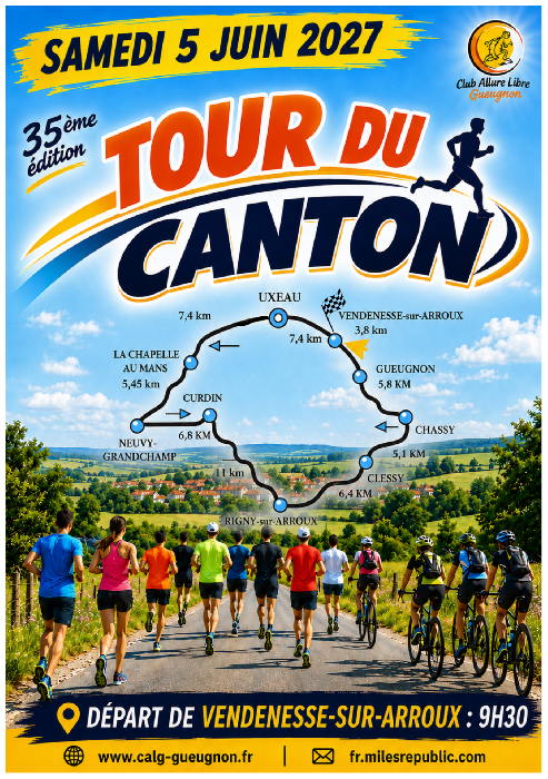 Tour des Communes du Canton de Gueugnon